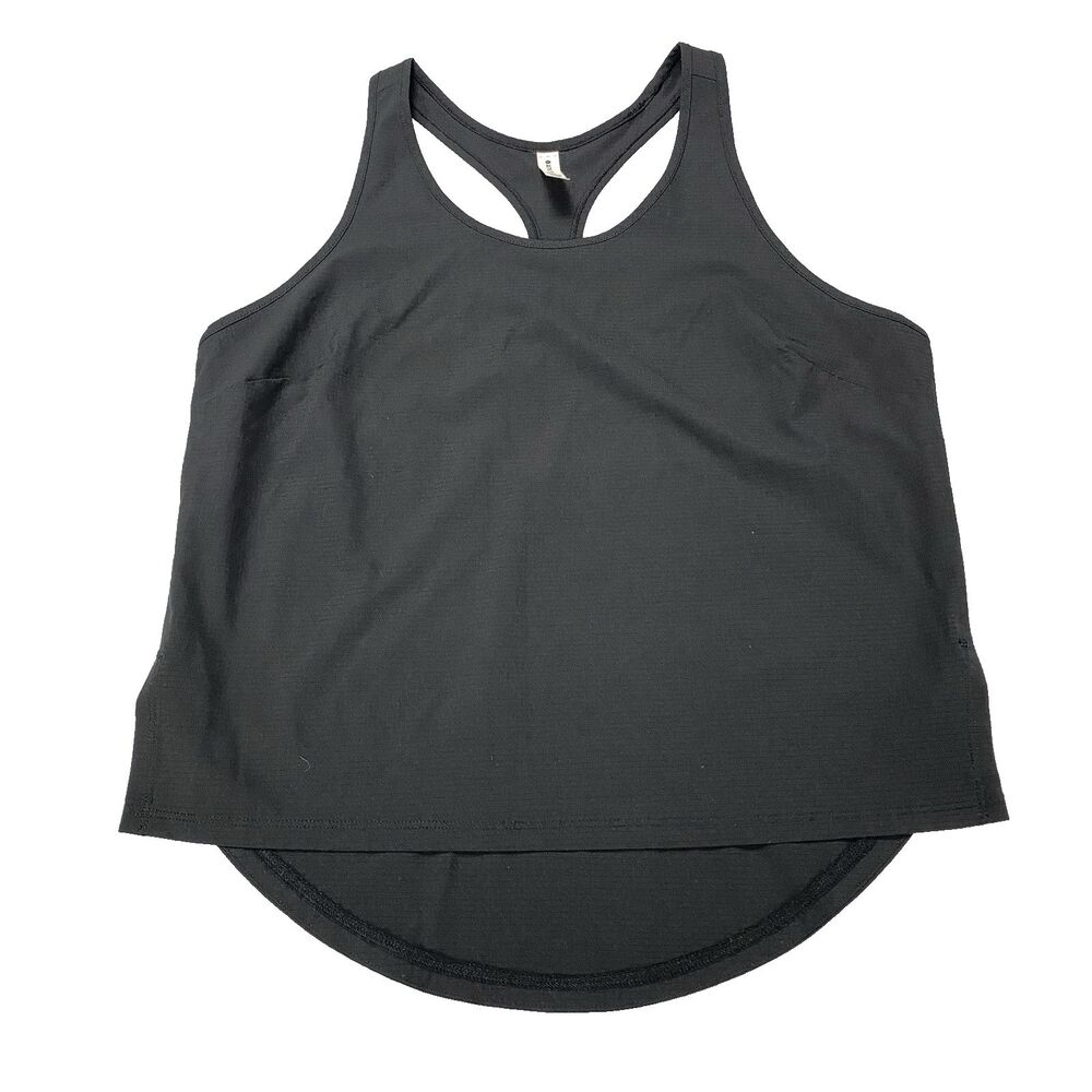 Athleta Womens Tank Racerback Yoga Active Workout Gym Black‎ Sz S